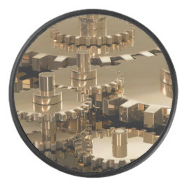 Disco De Hockey Día del padre en marcha