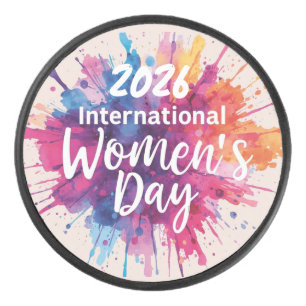 Disco De Hockey Día Internacional de la Mujer 2026