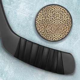 Disco De Hockey Diseño de leopardo