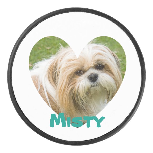 Disco De Hockey Diseño fotográfico de personalizados de marco card (Anverso)