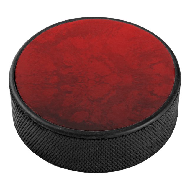 Disco De Hockey Diseño Rojo Rubí (3/4)