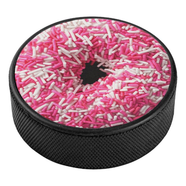 Disco De Hockey Donut Rosado blanco (3/4)