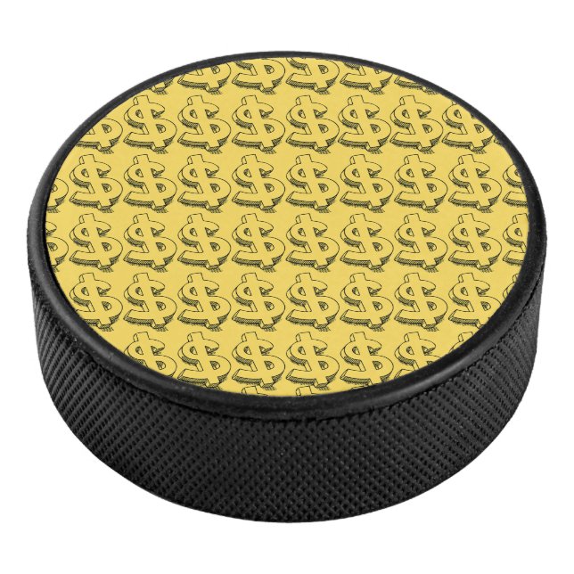 Disco De Hockey dorado (3/4)