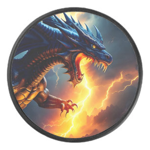 Disco De Hockey Dragon Fire Lightning Fight Two
