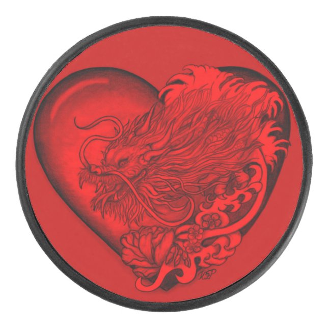 Disco De Hockey Dragon Heart (Anverso)