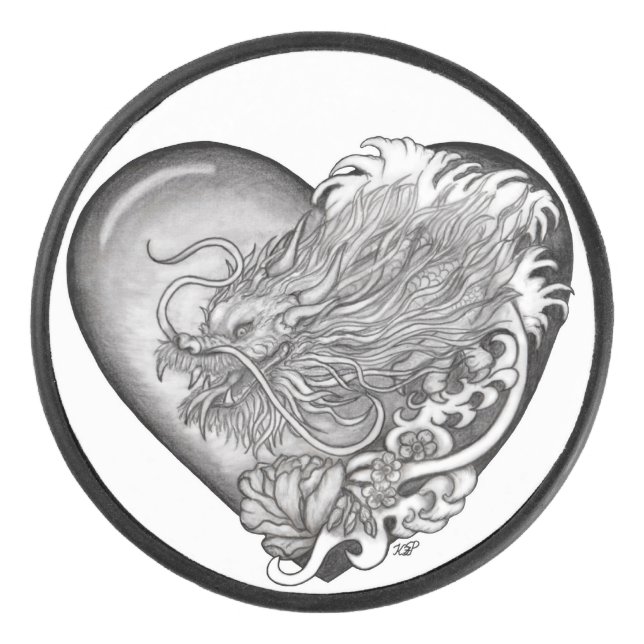 Disco De Hockey Dragon Heart (Anverso)