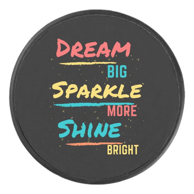 Disco De Hockey Dream Big Sparkle More Shine Bright (Anverso)