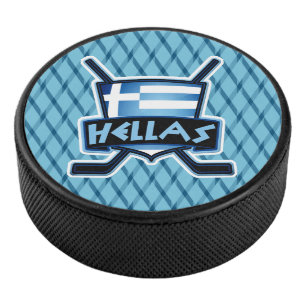 Disco De Hockey Duende malicioso del equipo de hockey del hielo de