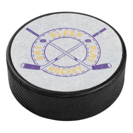 Disco De Hockey Eat Sleep Play Hockey Puck