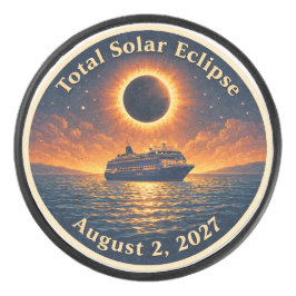 Disco De Hockey Eclipse total de sol 2 de agosto de 2027 crucero