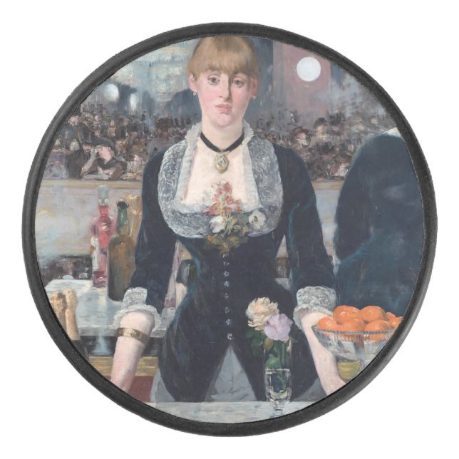 Disco De Hockey Edouard Manet - Un bar en el Folies-Bergere (Anverso)