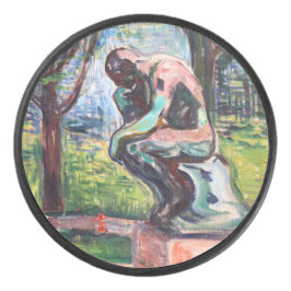 Disco De Hockey Edvard Munch - El pensador de Rodin