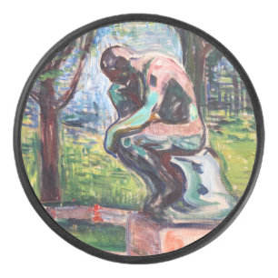 Disco De Hockey Edvard Munch - El pensador de Rodin