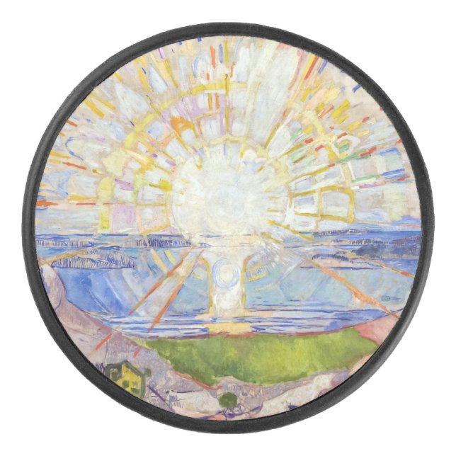 Disco De Hockey Edvard Munch - The Sun 1911 (Anverso)