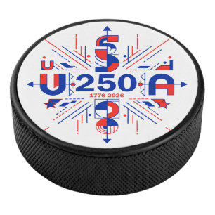Disco De Hockey El 250.º aniversario de Estados Unidos