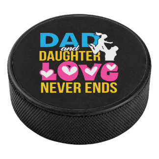 Disco De Hockey El amor de papá y la hija nunca termina