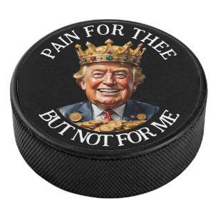 Disco De Hockey El dolor del rey Trump