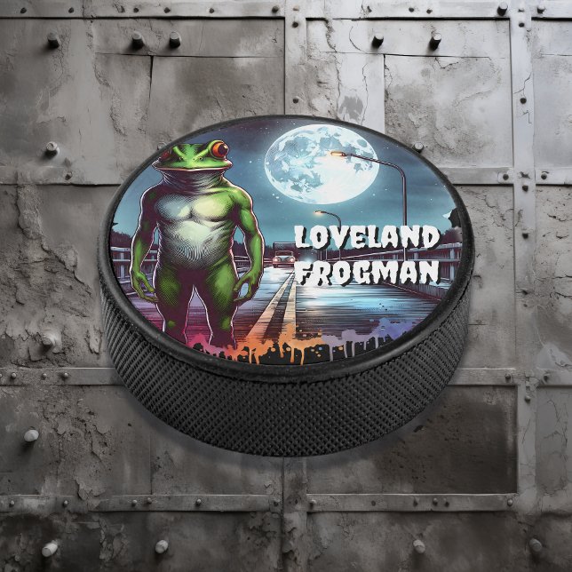 Disco De Hockey El hombre de negocios de Loveland | Ohio Cryptid (Subido por el creador)