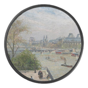Disco De Hockey El Louvre, la primavera de Camille Pissarro
