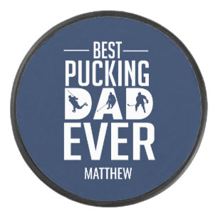 Disco De Hockey El mejor personalizado que se burla de papá es fel