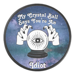 Disco De Hockey El personalizado My Crystal Ball Dice...