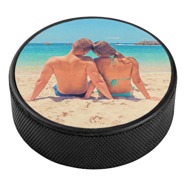 Disco De Hockey El regalo de fotos favoritas de tu personalizado d (3/4)