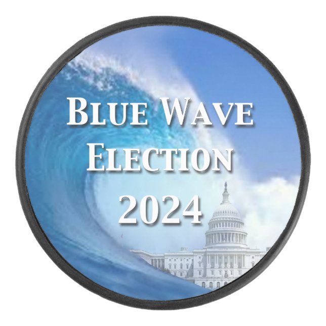 Disco De Hockey Elecciones de Ola Azul 2024 (Anverso)