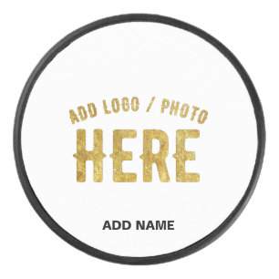 DISCO DE HOCKEY ELEGANTES PERSONALIZABLES BLANCOS MODERNOS VERIFIC