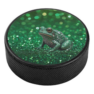 Disco De Hockey Emergencia encantadora: La rana verde de espuma