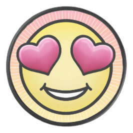 Disco De Hockey Emoji de amor