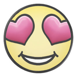 Disco De Hockey Emoji de amor