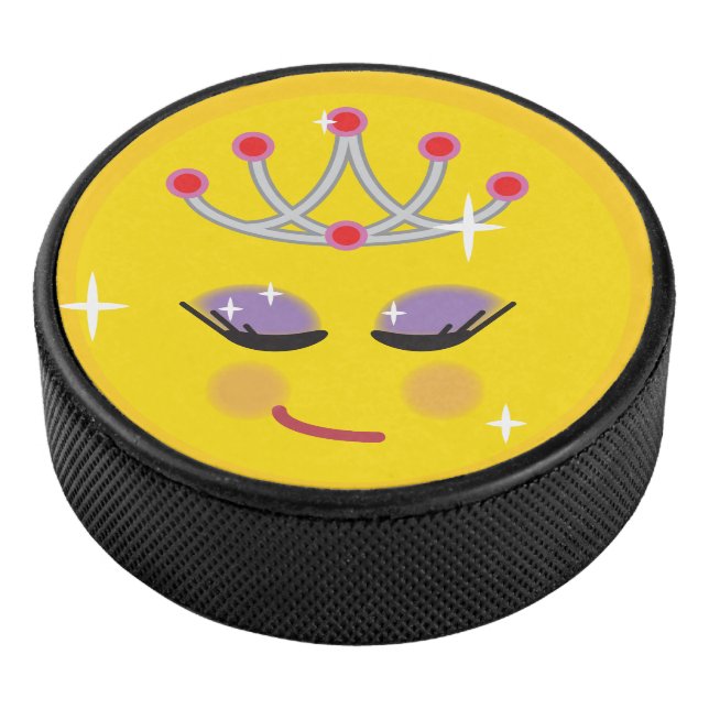 Disco De Hockey Emoticon de Princesa Espárrica (3/4)