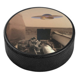 Disco De Hockey Encuentro de Saucer de OVNI de Mars InSight Alien