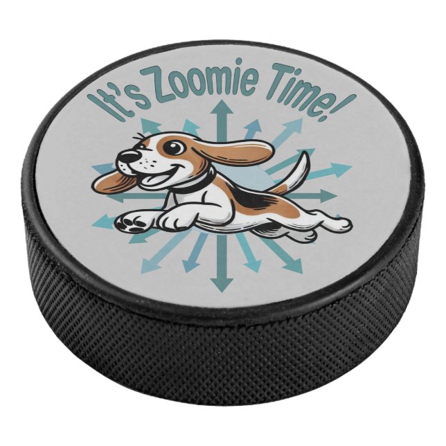 Disco De Hockey Es Zoomie Time Beagle (3/4)