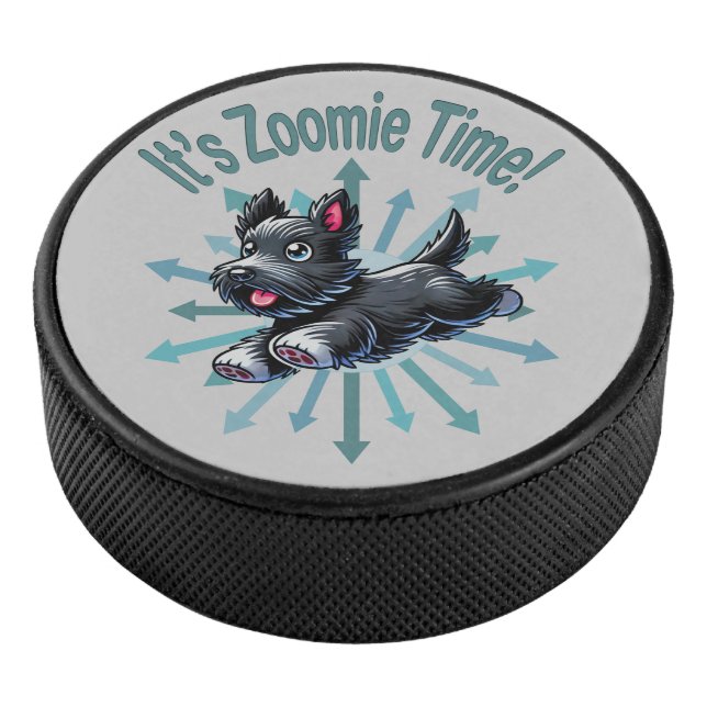 Disco De Hockey Es Zoomie Time Scottish Terrier (3/4)