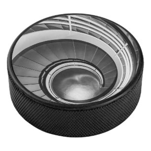 Disco De Hockey Escalera circular BW
