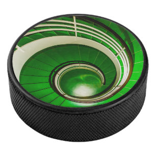 Disco De Hockey Escalera circular verde