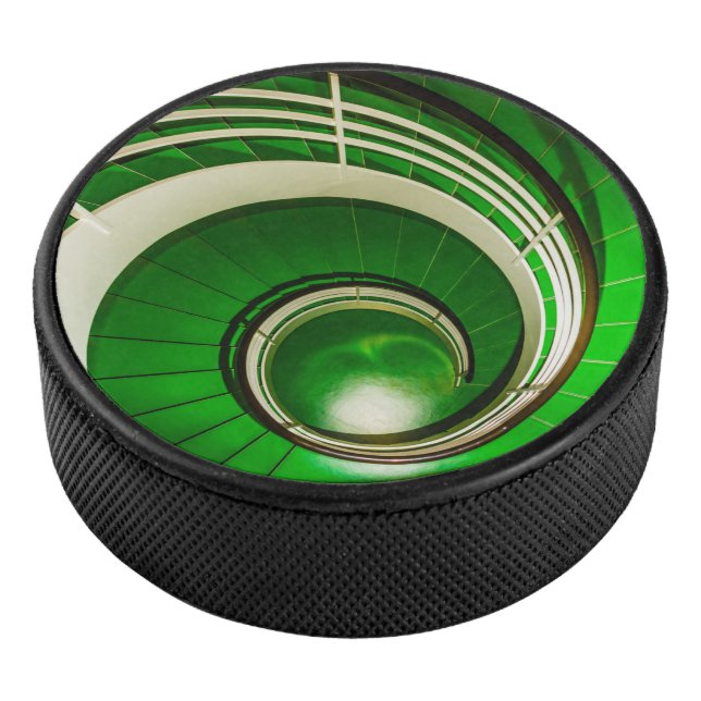 Disco De Hockey Escalera circular verde (3/4)