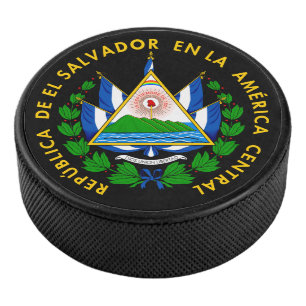 Disco De Hockey Escudo de El Salvador