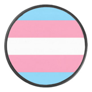 Disco De Hockey Estilo de bandera trans Puck