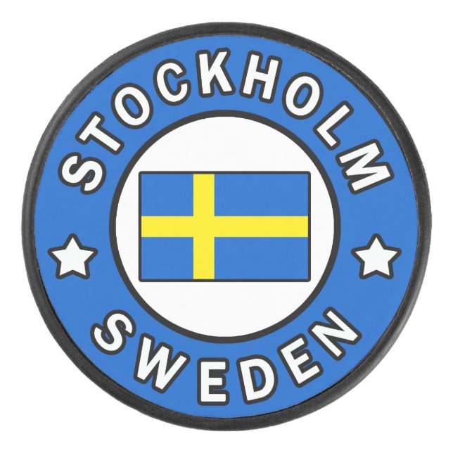 Disco De Hockey Estocolmo Suecia (Anverso)