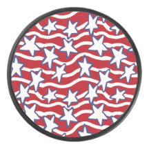 Estrellas y franjas en flujo de Estados Unidos