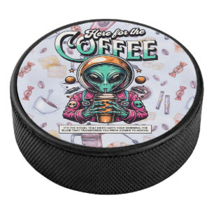 Disco De Hockey Extraterrestre Aquí por el Café
