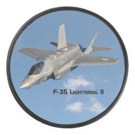 Disco De Hockey F-35 Lightning II Panther Jet Fighter Hockey Puck