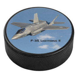 Disco De Hockey F-35 Lightning II Panther Jet Fighter Hockey Puck