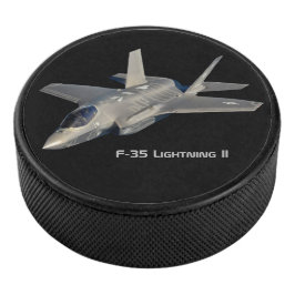 Disco De Hockey F-35 Luchador Lightning II Panther Jet