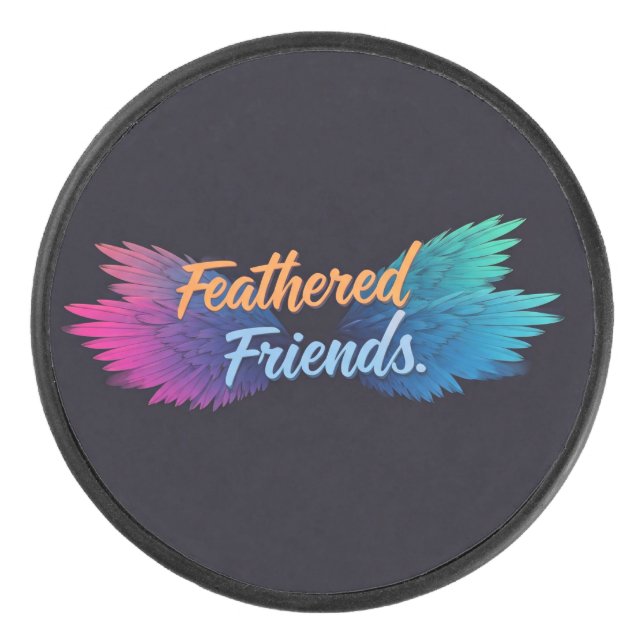 Disco De Hockey Feathered Friends (Anverso)