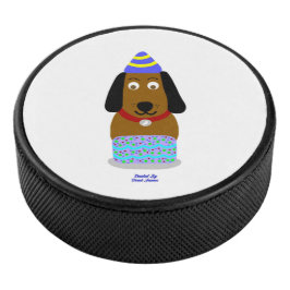 Disco De Hockey Feliz cumpleaños, campeón de hockey