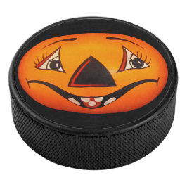 Disco De Hockey Feliz Halloween de Jack O’ Lantern