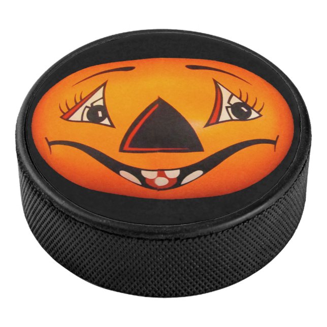 Disco De Hockey Feliz Halloween de Jack O’ Lantern (3/4)